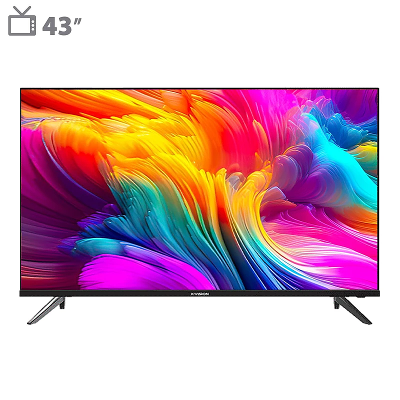 تلویزیون ال ای دی و هوشمند 43 اینچ ایکس ویژن مدل 43XC775